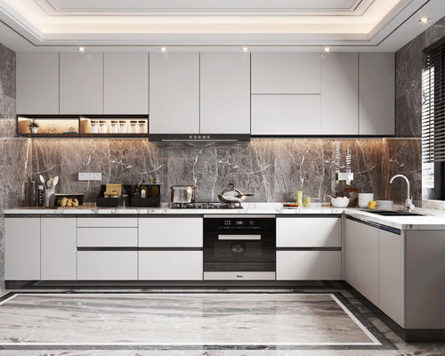 Furniture Product Essay Assembly Kitchen Cabinet Apartment Use Laminate Finish