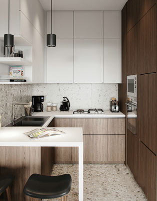 Blum Hinges China Kitchen Supplier Modern Design Lacquer Kitchen Cabinet