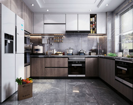 Blum Hinges China Kitchen Supplier Modern Design Lacquer Kitchen Cabinet