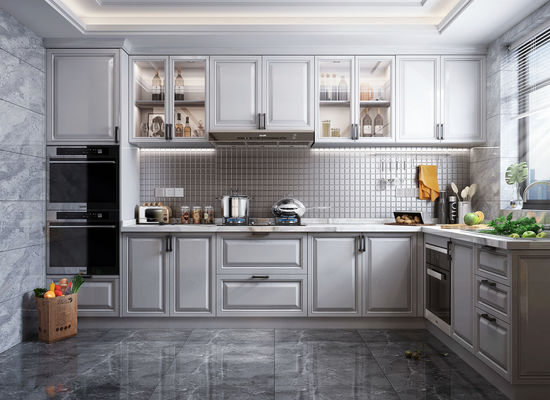 MDF Board Lacquer Customized Home Furniture Wooden Storage Kitchen Cabinets