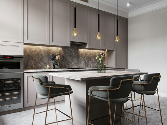 MDF Board Lacquer Customized Home Furniture Wooden Storage Kitchen Cabinets