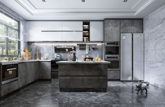 MDF Board Lacquer Customized Home Furniture Wooden Storage Kitchen Cabinets