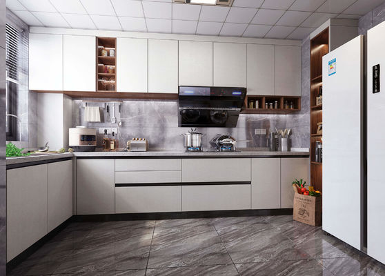 Custom Design Black Solid Wood Shaker Door Cabinet Kitchen Furnitures