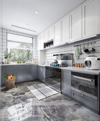 Particle Board Carcass Modern Kitchen Cabinet For Hotel  Shaker Style Cabinets