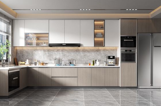 Customized Kitchen Cabinets Classic Italy Style Wooden Cabinet For Villa