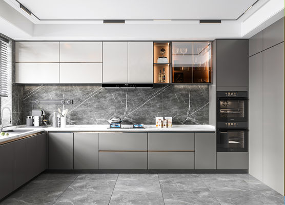 Free CAD Design MDF Wood Furniture Wooden Lacquer Kitchen Cabinets