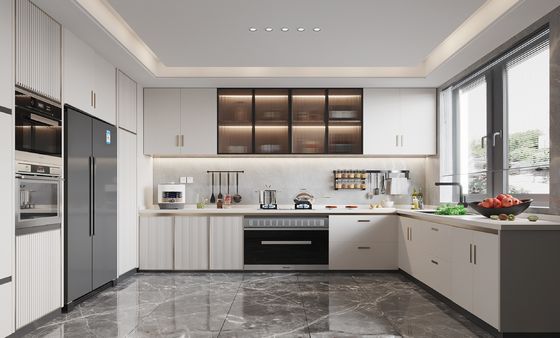 Cabinets Kitchen Furniture Modern Lacquer Finish Kitchen Cabinet Designs