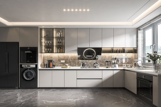 Cabinets Kitchen Furniture Modern Lacquer Finish Kitchen Cabinet Designs