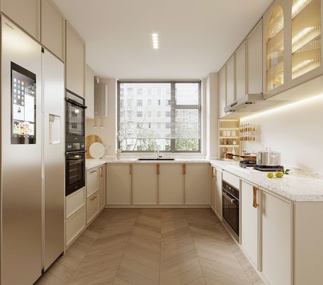 Villa Kitchen Ready To Assemble Modern Large Style Complete Kitchen Cabinet