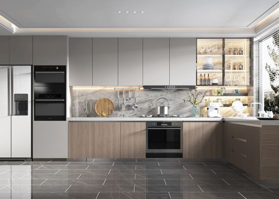 New Style Modern Custom Cabinet Kitchen Wooden Furniture With Dtc Hardware