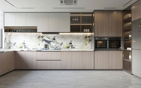 New Style Modern Custom Cabinet Kitchen Wooden Furniture With Dtc Hardware