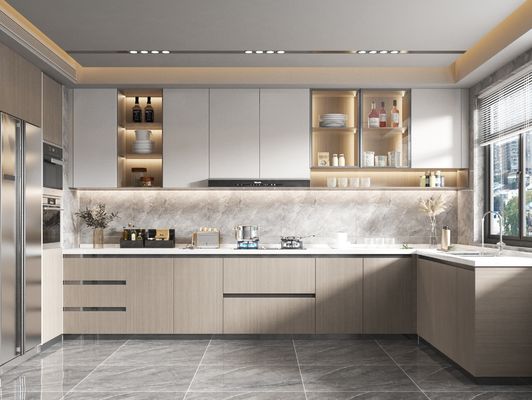 New Style Modern Custom Cabinet Kitchen Wooden Furniture With Dtc Hardware