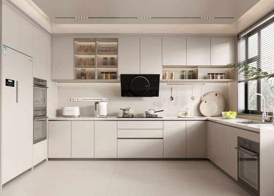 Hotel Modern Modular Kitchen Cabinets  With Island