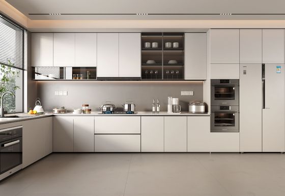 Hotel Modern Modular Kitchen Cabinets  With Island