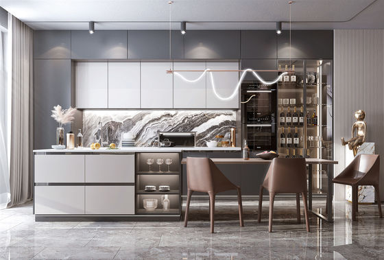 Factory Wholesale Solid Wooden MDF American Modern Shaker Kitchen Cabinets