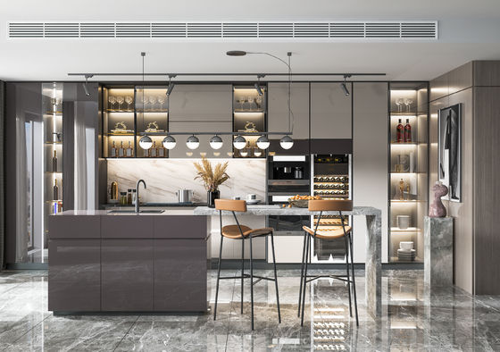 Compact Recycled Kitchen Cabinets Whole House Antifungal Feature Apartment House