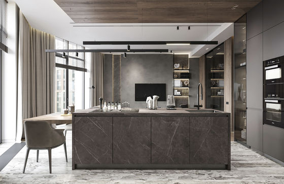 Compact Recycled Kitchen Cabinets Whole House Antifungal Feature Apartment House
