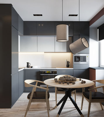 Particle Board Plywood For Door Material Custom Kitchen Cabinet Copboard