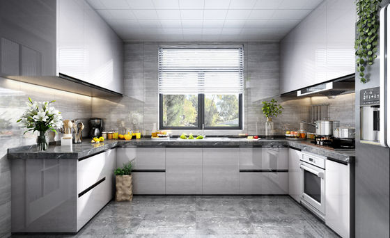 Modular Kitchen Cabinets Melamine Luxury Design Budget-Friendly Furniture