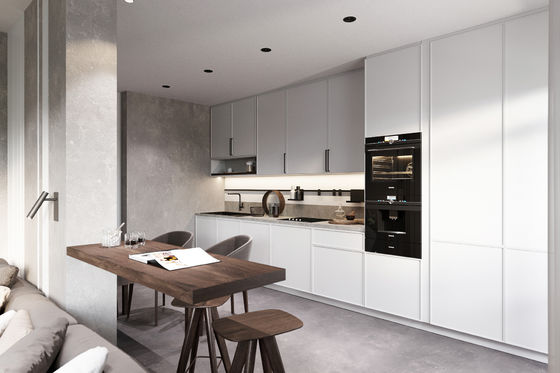 High End Custom Luxury Modern Melamine Full Kitchen Furniture Cabinet For Home