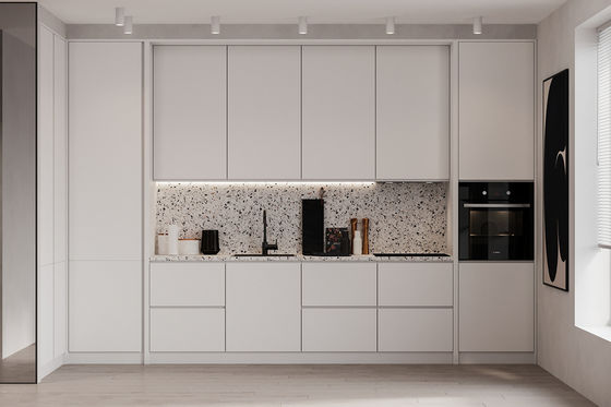 Modern Italian Kitchen Cabinet U Shape High End Glossy Luxury Kitchen Cabinets