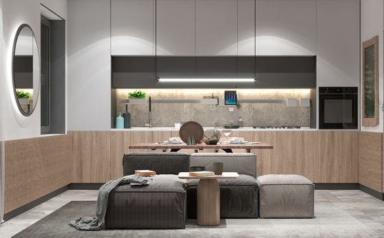 Customized Modular Household Indoor With Multiple Kitchen Cabinet Furniture