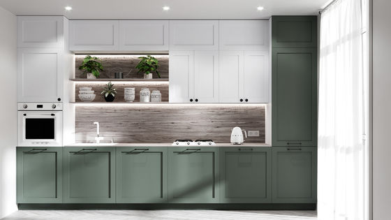 Custom Modular Modern Luxury Kitchen Cabinets Island Wood Furniture Cupboard