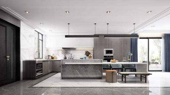 Modern Modular One-Stop Designs Custom Home Furniture For Villa Kitchen Cabinet Set