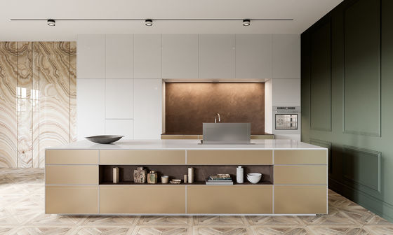 Modern Modular One-Stop Designs Home Furniture For Villa Kitchen Cabinet Set