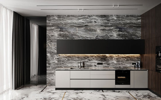 Modern Modular One-Stop Designs Home Furniture For Villa Kitchen Cabinet Set