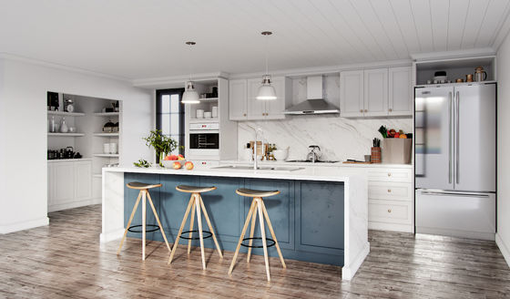 Particle Board Soft Closing Drawers Custom Kitchen Cabinet Designs