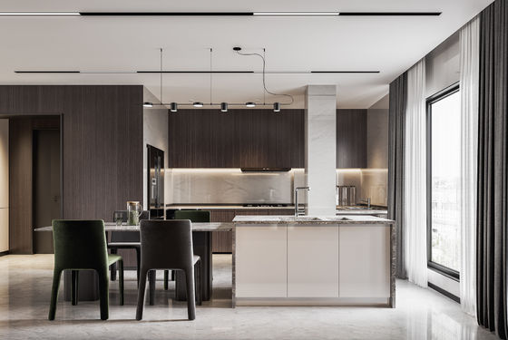 Artificial Stone Countertop Kitchen Cabinets Factory Custom Small Furniture