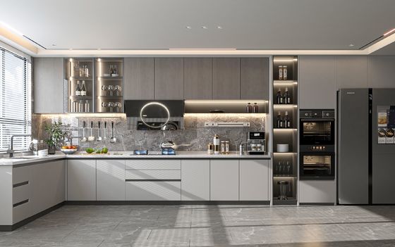 Artificial Stone Countertop Kitchen Cabinets Factory Custom Small Furniture