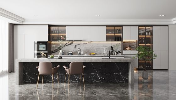 Factory Custom Mdf Shaker Design Soft Close Hinges Kitchen Cabinet