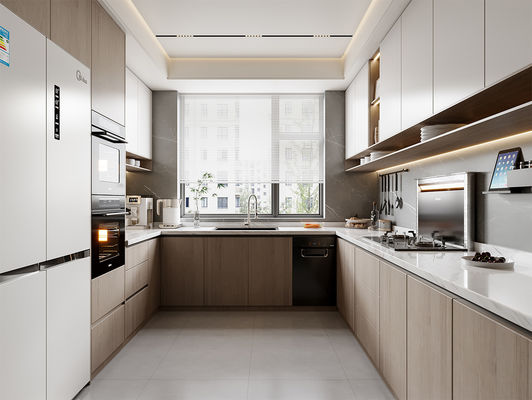 Modern Furniture Melamine Cheap Kitchen Cabinets Modular Kitchen Cupboards