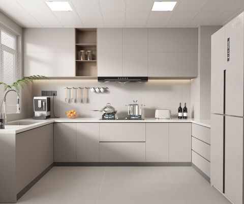 Custom Complete Modern Shaker Designs Island Modular Kitchen Cabinet
