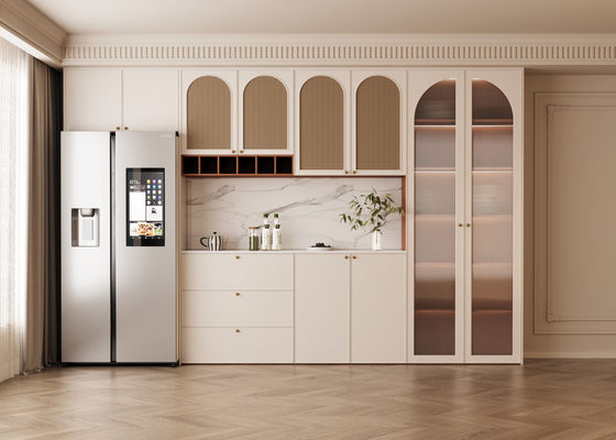 Factory Modern Kitchen Cabinet With Various Carcass Material For Hotel