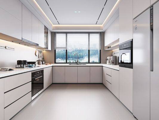 Standard European Furniture Complete Smart Kitchen Pantry Storage Cabinets