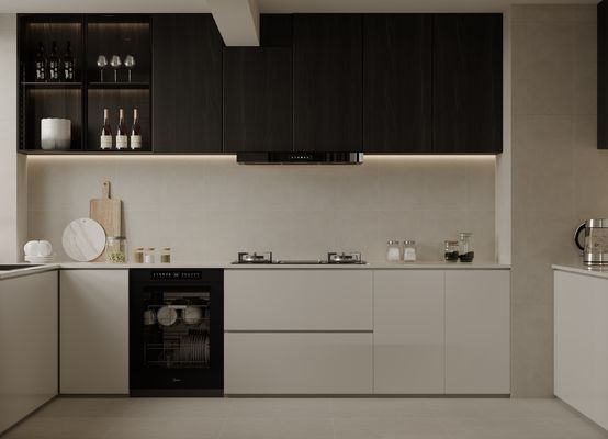 Standard European Furniture Complete Smart Kitchen Pantry Storage Cabinets