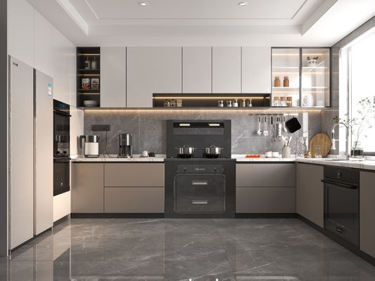 Standard European Furniture Complete Smart Kitchen Pantry Storage Cabinets