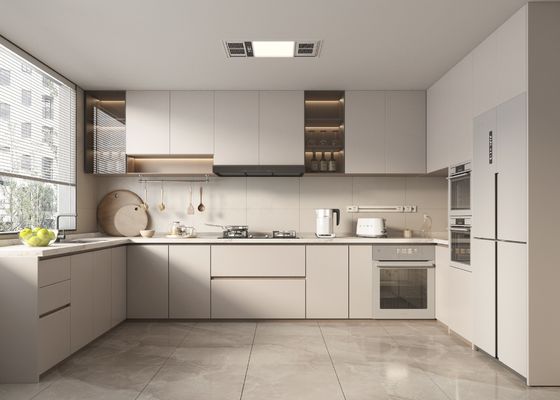 Lacquer Kitchen Cabinet  French Design Laminate Commercial Kitchen Cabinets