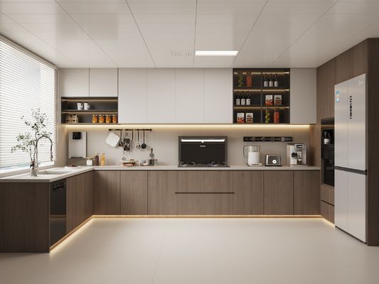 Lacquer Kitchen Cabinet  French Design Laminate Commercial Kitchen Cabinets