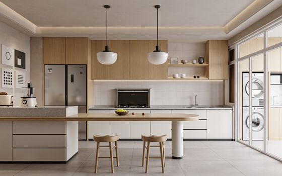 High Quality E1 E0 Environment Standard Kitchen Room Cabinets Furniture
