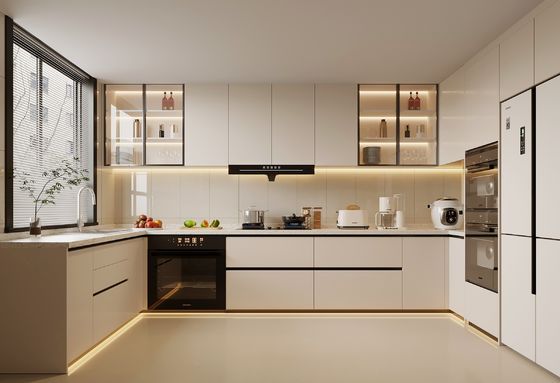 Brushed Surface Treatment Multifunction Sink Kitchen Cabinets