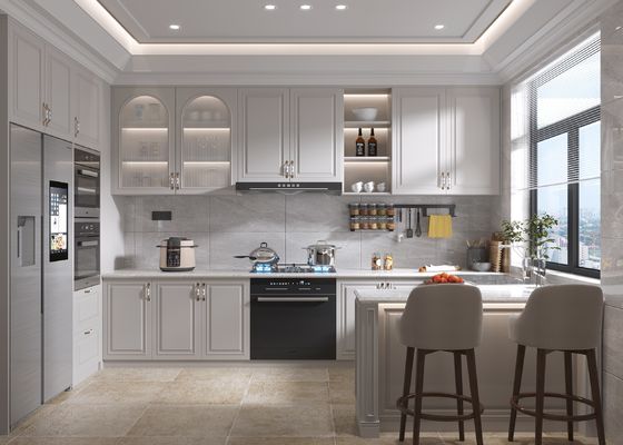 Brushed Surface Treatment Multifunction Sink Kitchen Cabinets