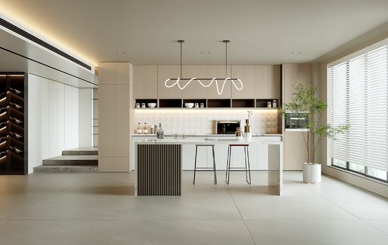 Brushed Surface Treatment Multifunction Sink Kitchen Cabinets