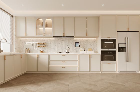 Customized MDF MFC Chipboard Cabinet Set Modular Kitchen Cabinetry