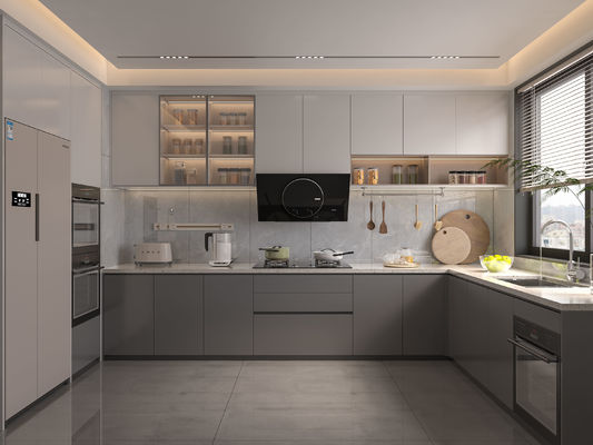 Customized Shaker Style Kitchen Cabinets Cabinetry For Dining Room