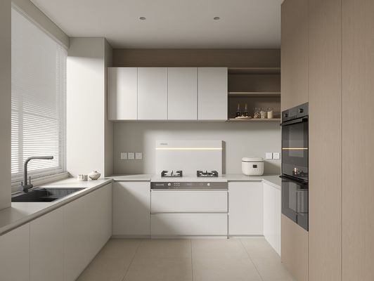 Dining Paticle Board Fireproof And Durable Cabinet Moduar Kitchen Furniture