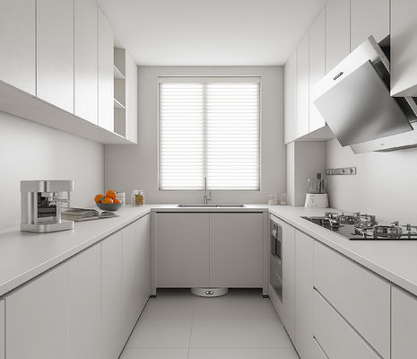 Dining Paticle Board Fireproof And Durable Cabinet Moduar Kitchen Furniture